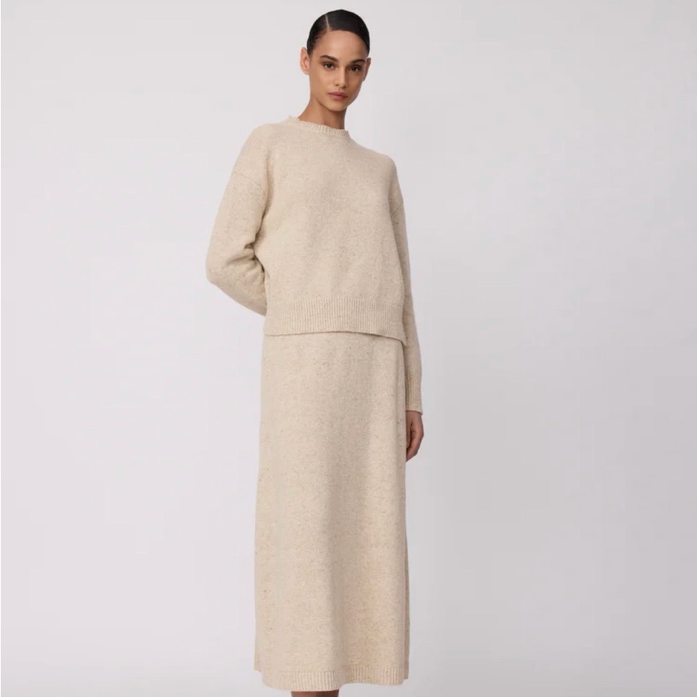 Donegal Knit Skirt (Pearl by Lela Rose)